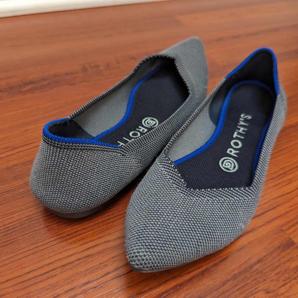 Rothy's Grey Birdseye Point Size 7.5